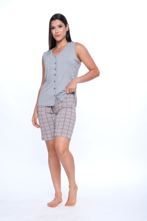 Pijama Regata Aberto Viscolycra